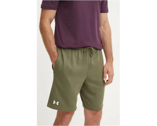 Under Armour pantaloni scurti barbati, culoarea verde