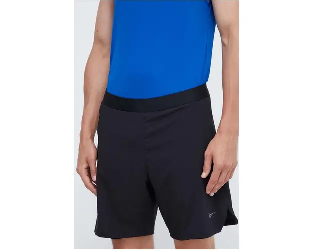 Reebok pantaloni scurti de antrenament Speed 3.0 culoarea negru
