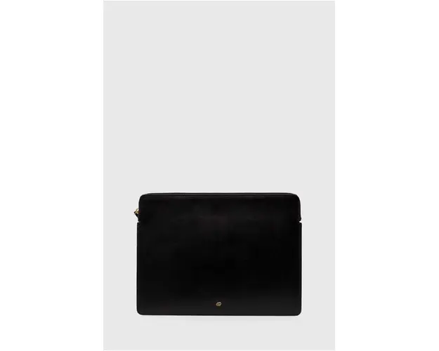 By Malene Birger husa laptop din piele culoarea negru
