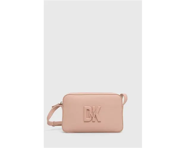 Dkny poseta de piele culoarea bej