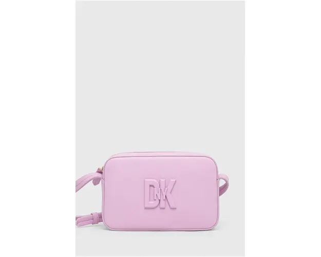 Dkny poseta de piele culoarea roz