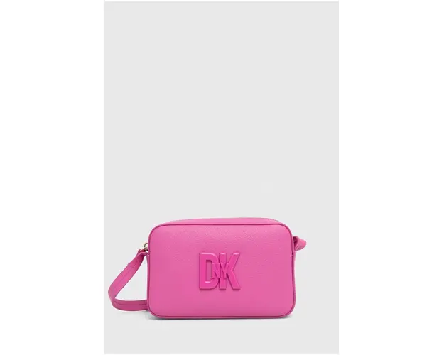 Dkny poseta de piele culoarea roz