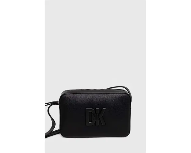 Dkny poseta de piele culoarea negru
