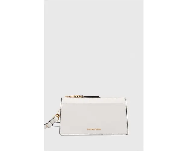 MICHAEL Michael Kors poseta de piele culoarea alb, 32H3G8EC7L