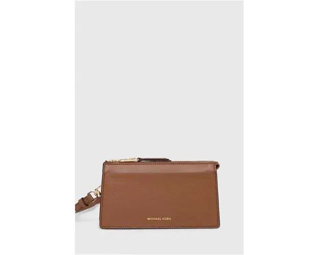 MICHAEL Michael Kors poseta de piele culoarea maro, 32H3G8EC7L