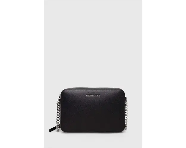 MICHAEL Michael Kors poseta de piele culoarea negru