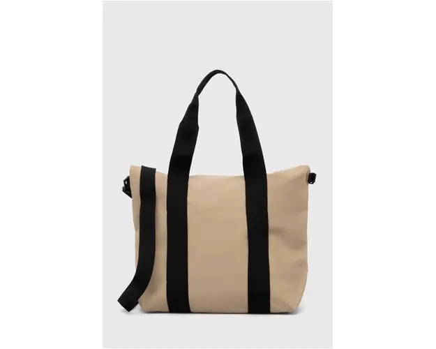 Rains geanta 14160 Tote Bags culoarea bej