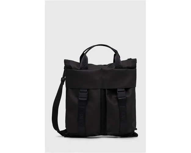 Rains geanta 14360 Tote Bags culoarea negru