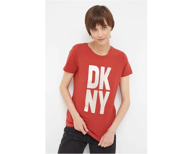 Dkny tricou femei, culoarea rosu