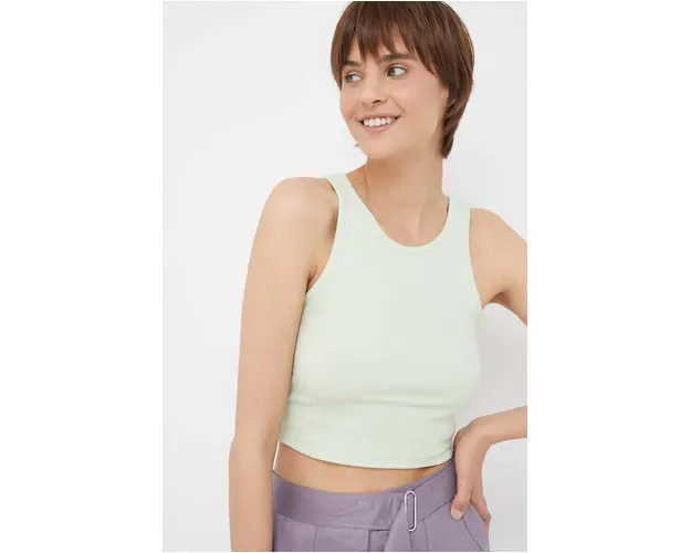 Pepe Jeans top femei, culoarea verde