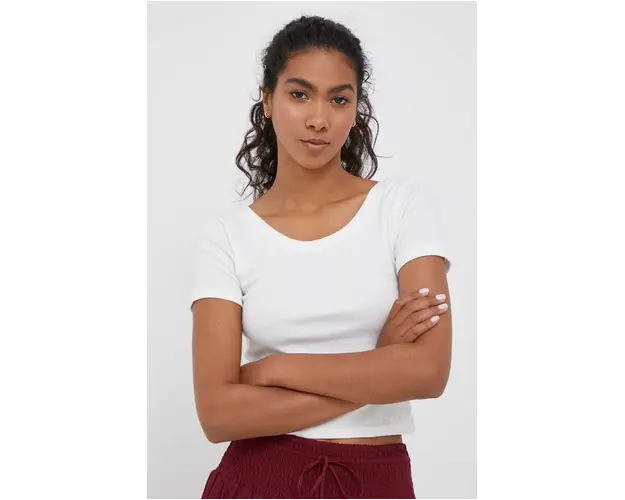 Pepe Jeans tricou femei, culoarea alb