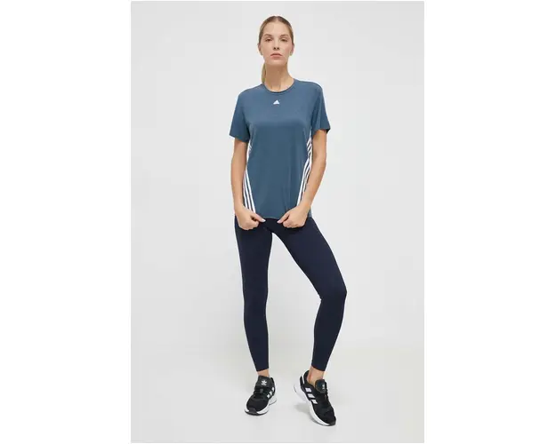 adidas Performance tricou de antrenament culoarea turcoaz
