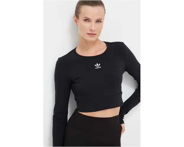 adidas Originals top femei, culoarea negru II8055