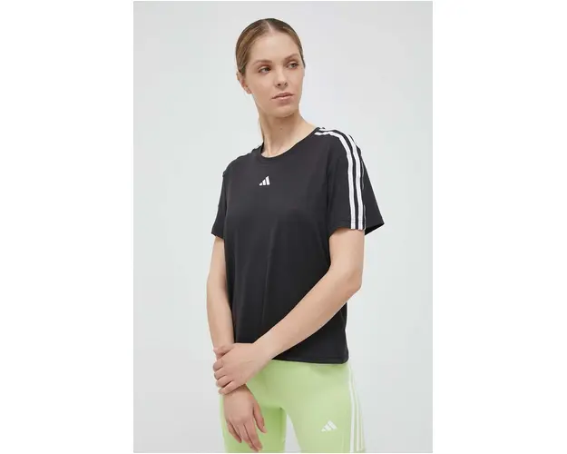 adidas Performance tricou de antrenament Training Essentials culoarea negru