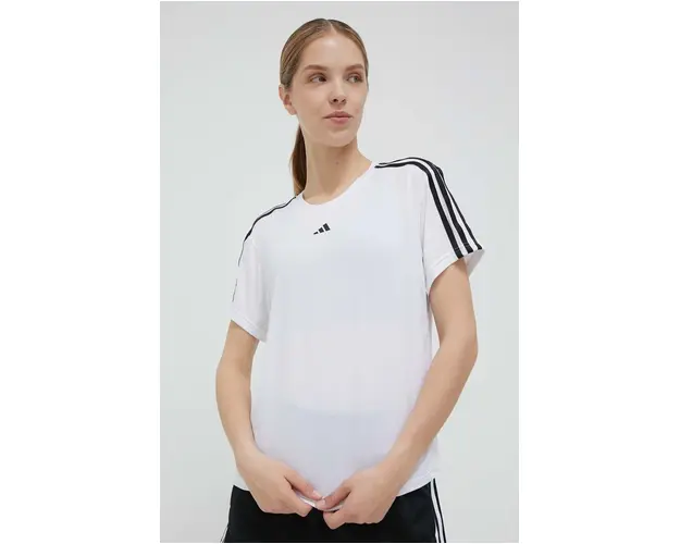 adidas Performance tricou de antrenament Train Essentials culoarea alb