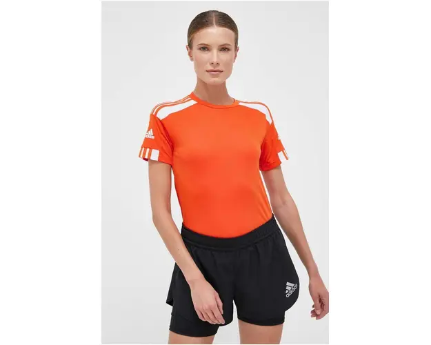 adidas Performance tricou de antrenament Squadra 21 culoarea portocaliu