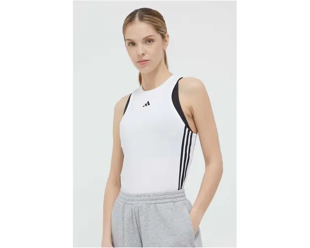 adidas Performance top de antrenament Train Essentials culoarea alb HT9514