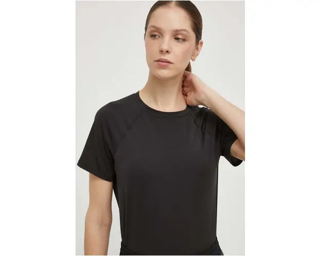 Helly Hansen tricou sport Tech culoarea negru