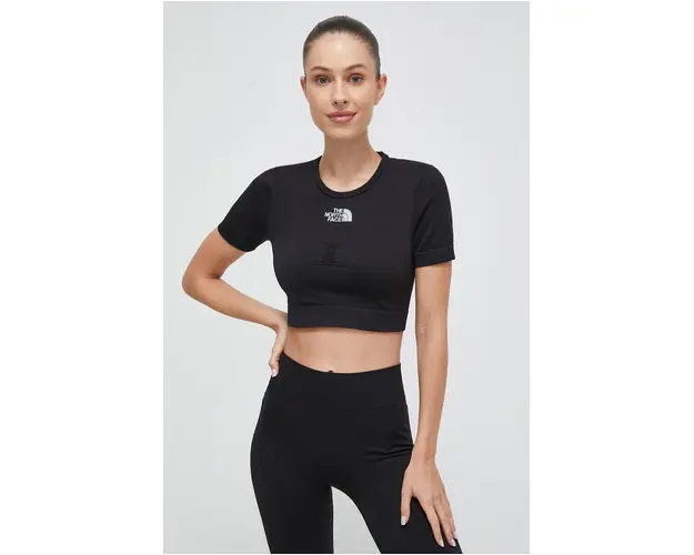 The North Face tricou de antrenament culoarea negru