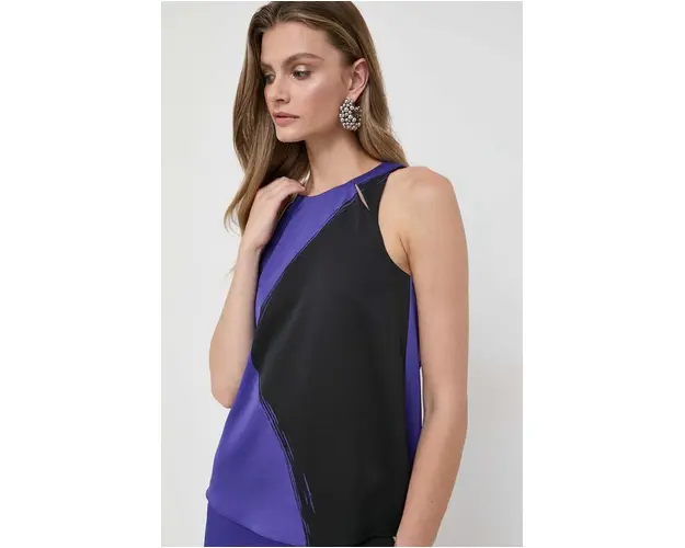 Marella bluza culoarea violet, modelator