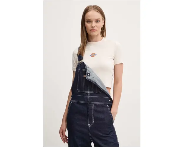 Dickies tricou femei, culoarea gri