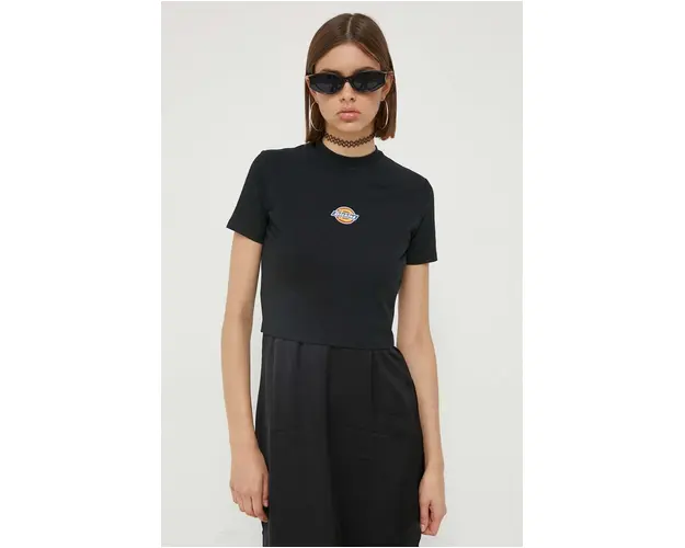 Dickies tricou femei, culoarea negru