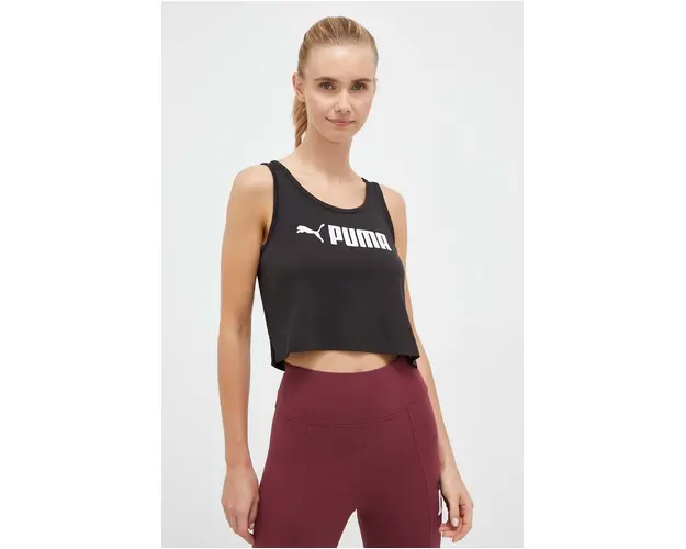 Puma top de antrenament culoarea negru
