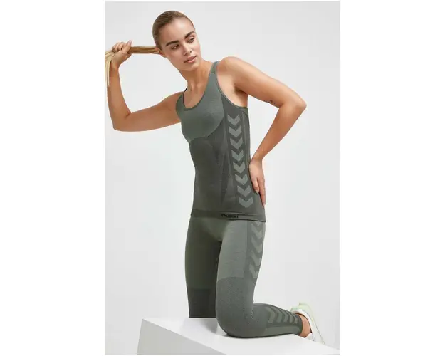 Hummel top de antrenament Clea culoarea verde