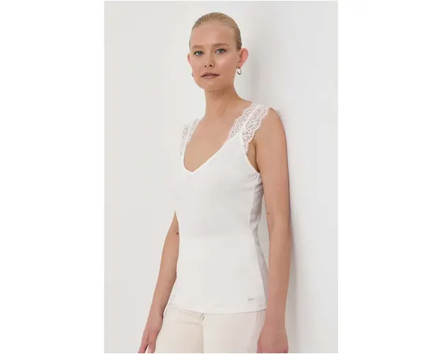 Morgan top femei, culoarea bej