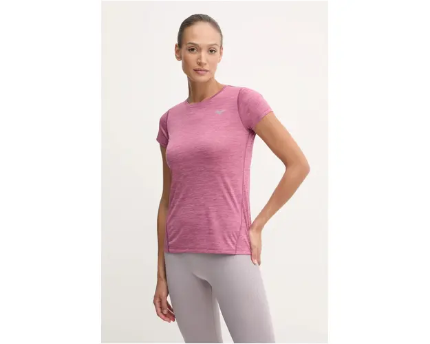 Mizuno tricou de alergare Impulse core culoarea negru, J2GAA721