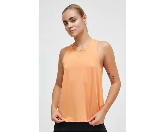 Casall top de antrenament Breeze culoarea portocaliu