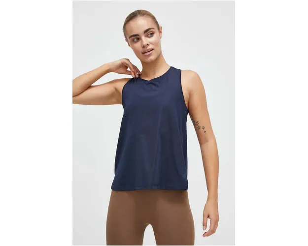 Casall top de antrenament Breeze culoarea albastru marin