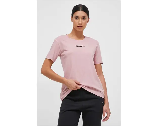 Burton tricou din bumbac femei, culoarea roz