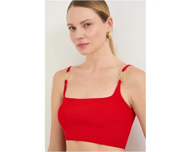 MICHAEL Michael Kors top femei, culoarea rosu