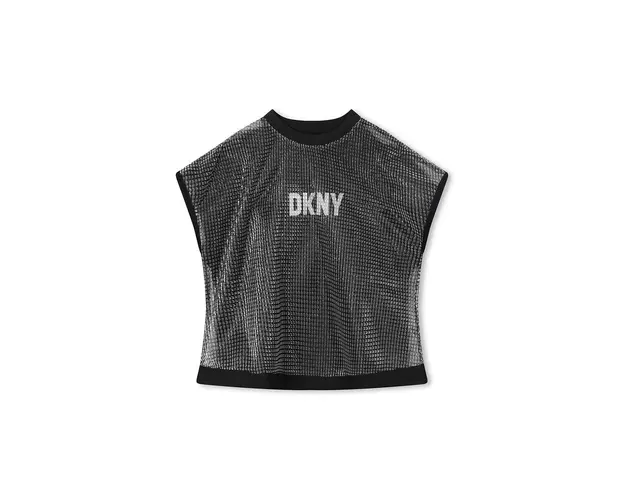 Dkny tricou copii culoarea gri