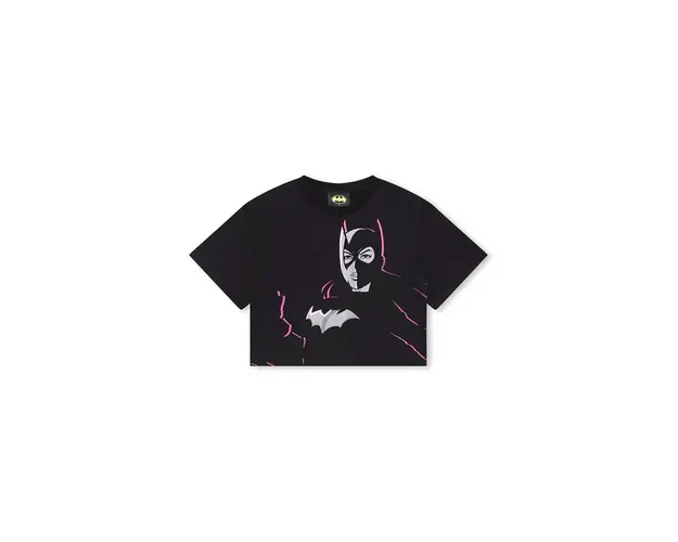 Dkny tricou de bumbac pentru copii x DC Comics culoarea negru