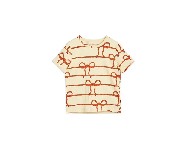 Mini Rodini tricou copii culoarea galben, modelator