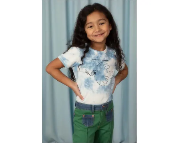 Mini Rodini tricou de bumbac pentru copii Mini Rodini x Wrangler modelator