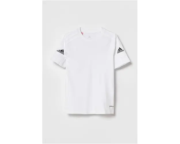 adidas Performance tricou copii culoarea alb, cu imprimeu