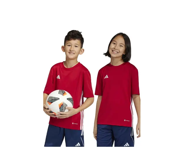 adidas Performance tricou copii culoarea rosu, cu imprimeu