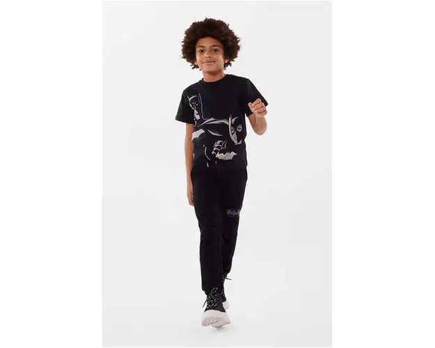 Dkny tricou de bumbac pentru copii culoarea negru, cu imprimeu