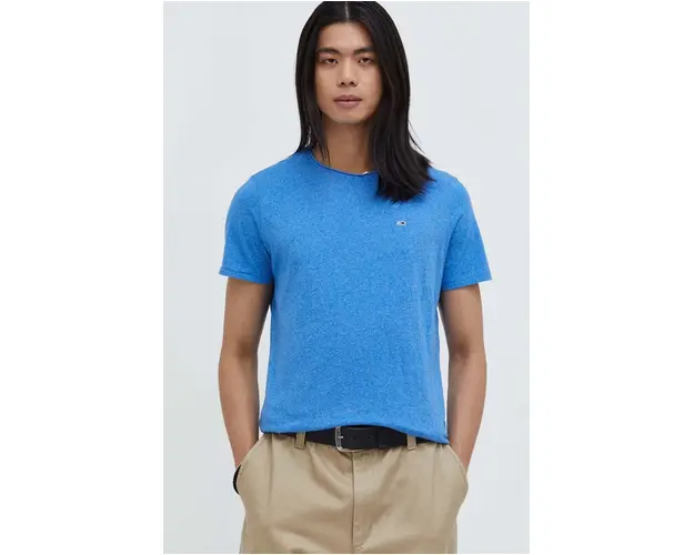 Tommy Jeans tricou barbati, melanj DM0DM09586