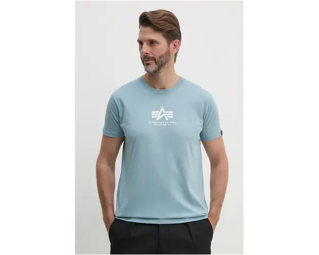 Alpha Industries tricou din bumbac cu imprimeu