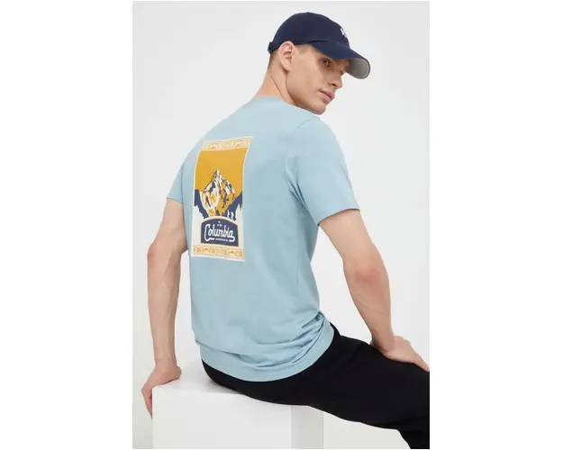 Columbia tricou din bumbac cu imprimeu