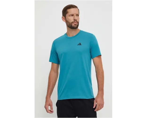 adidas Performance tricou de antrenament Train Essentials culoarea verde, neted