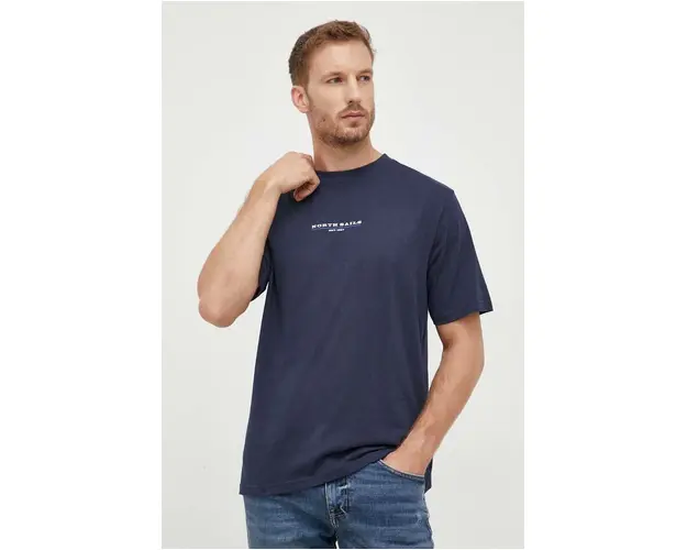 North Sails tricou din bumbac cu imprimeu