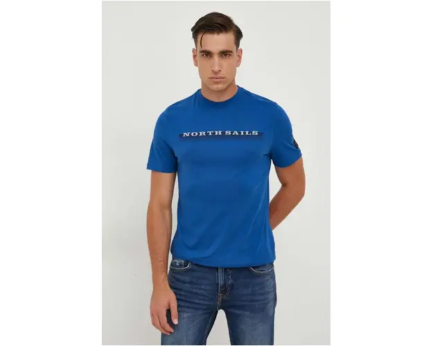 North Sails tricou din bumbac barbati, cu imprimeu