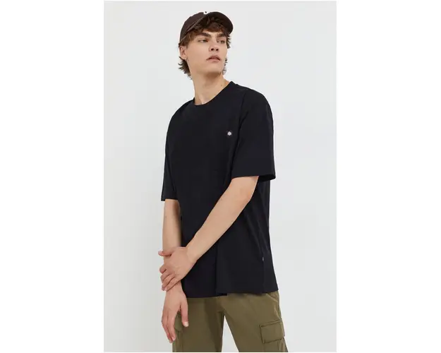 Dickies tricou din bumbac culoarea negru, neted