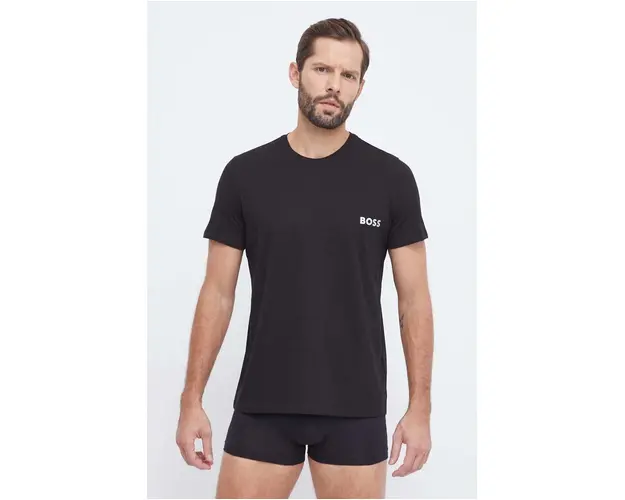 BOSS tricou barbati, culoarea negru