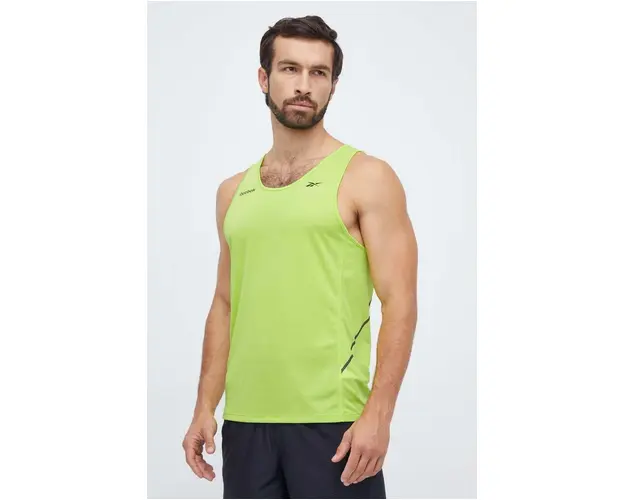 Reebok tricou de antrenament Speed culoarea verde